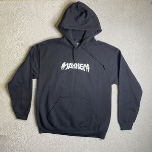 Lady Gaga Mayhem Hoodie Adult Medium Black Sweatshirt Studio Album Graphic